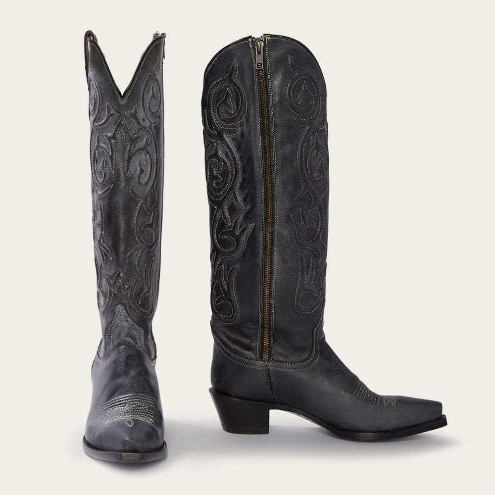 Stetson Blair Corded Side Zip Cowboy Boot - Stetson - Flyclothing LLC