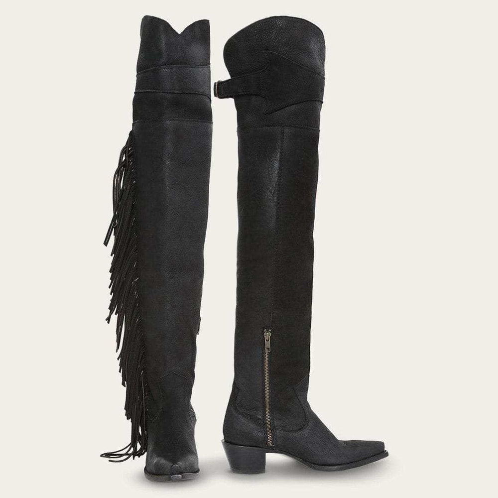 Stetson Glam Over-The-Knee Fringe Boot - Stetson - Flyclothing LLC