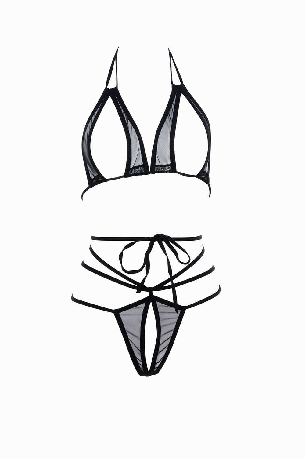Allure Lingerie Lacy Bra & Panty Set - Allure Lingerie - Flyclothing LLC