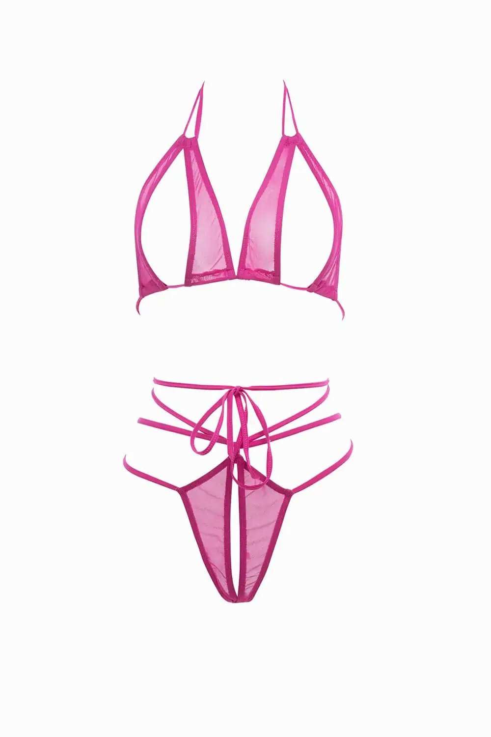 Allure Lingerie Lacy Bra & Panty Set - Allure Lingerie - Flyclothing LLC