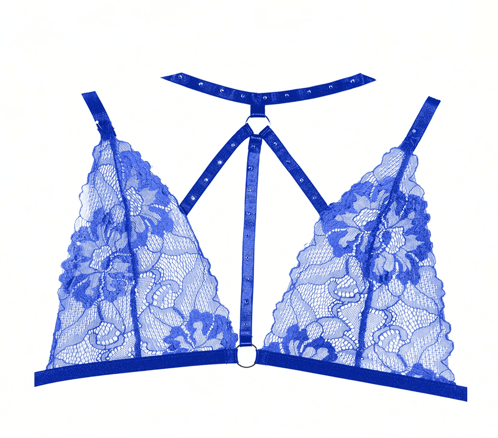 Allure Lingerie Margot Bralette & Crotchless Panty Set - Allure Lingerie - Flyclothing LLC