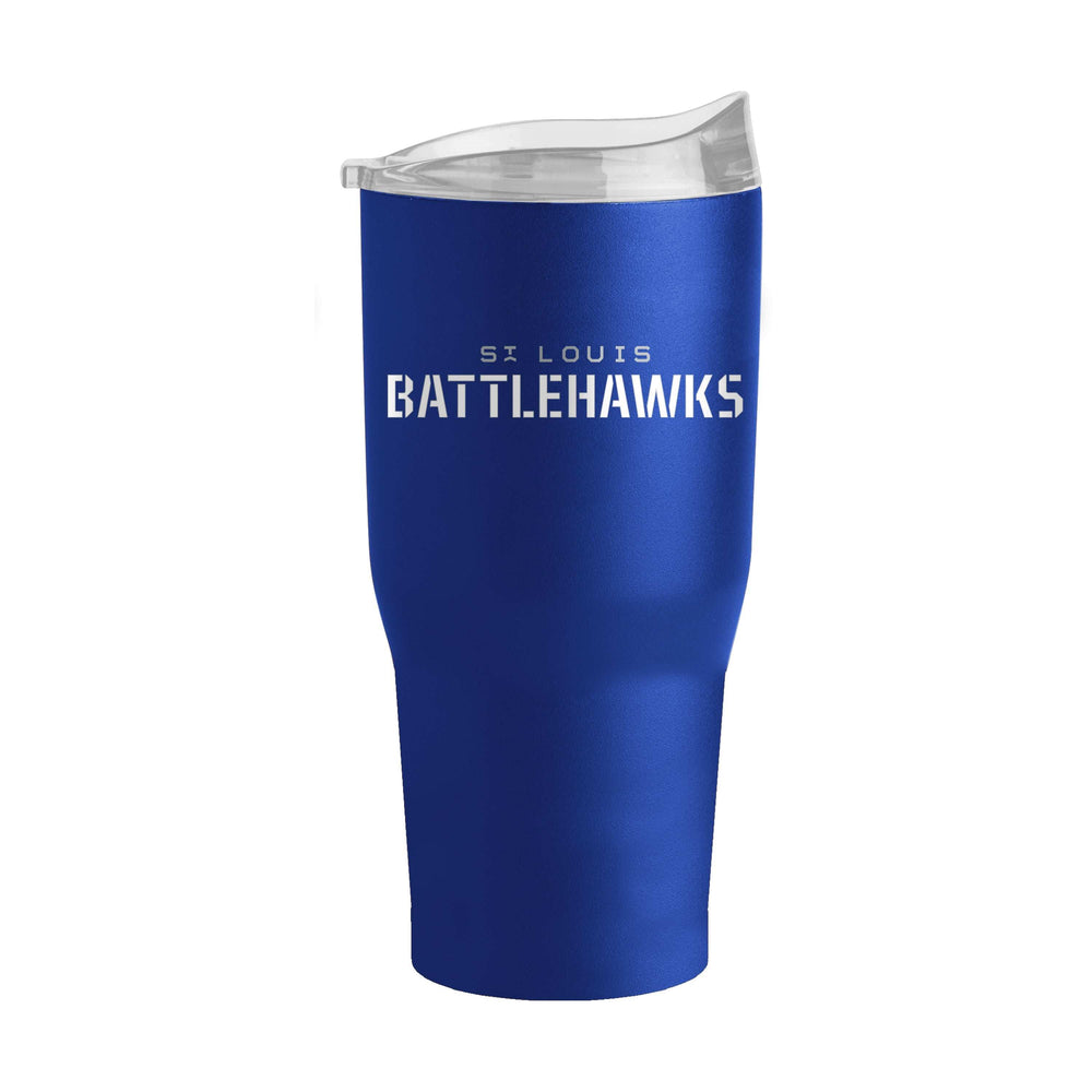 St Louis Battlehawks 30oz Flipside Powder Coat Tumbler - Logo Brands - Flyclothing LLC
