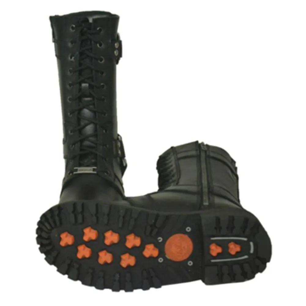 Double Harness - Ladies Motorcycle Biker Leather Boots - Unik Just for Bikers - Flyclothing LLC