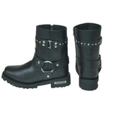 Ironlily - Ladies Motorcycle Biker Leather Boots