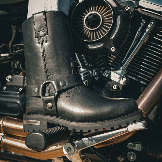 Lady Harness - Ladies Motorcycle Biker Leather Boots - Unik Just for Bikers - Flyclothing LLC