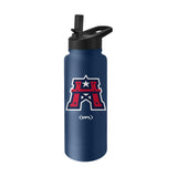 Houston Roughnecks 34oz Logo Quencher Bottle - Logo Brands - Flyclothing LLC