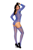 Elegant Moments Royal Blue Teddy And Stockings 12066 - Elegant Moments - Flyclothing LLC