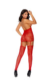 Elegant Moments Red Camisette & Stocking 12098 - Elegant Moments - Flyclothing LLC