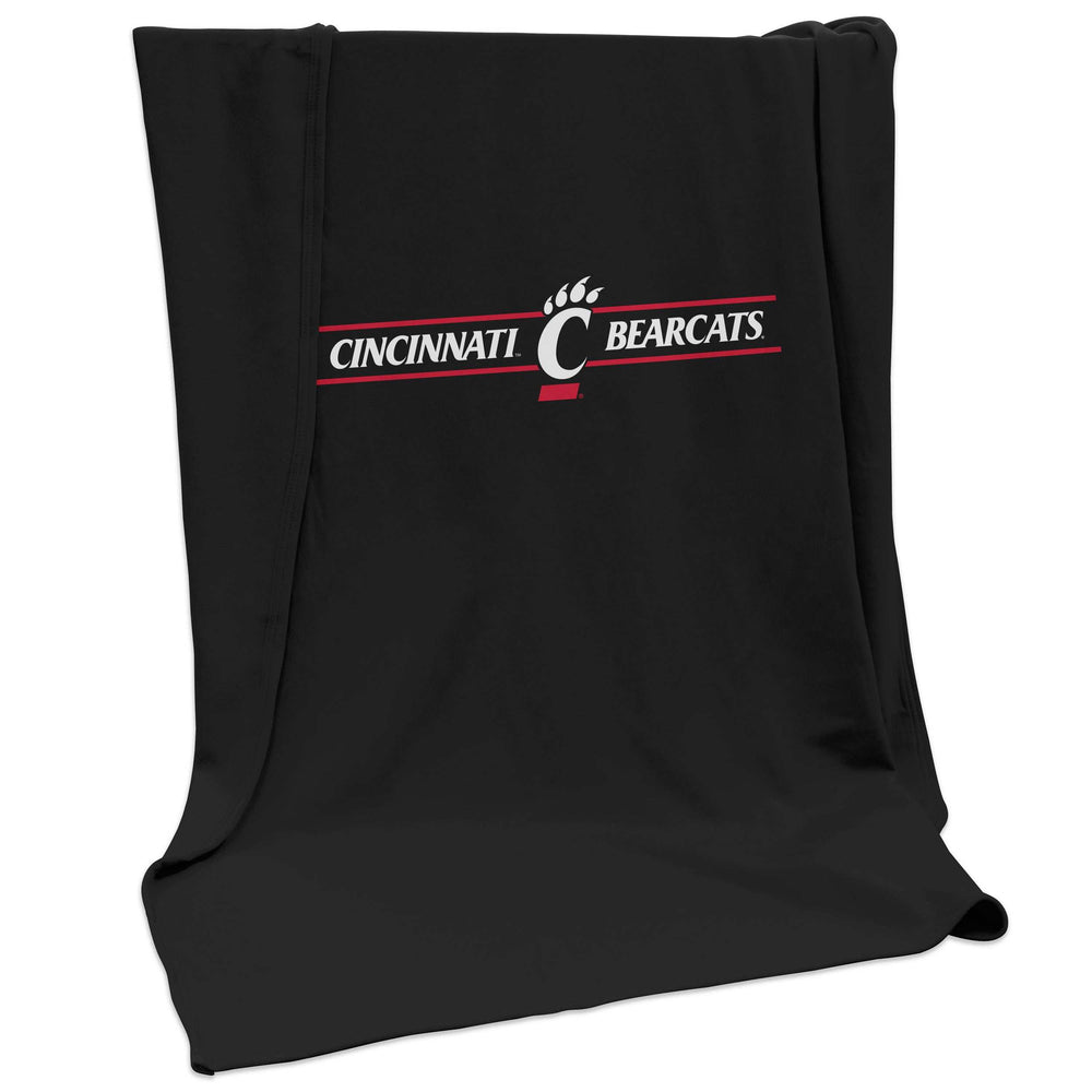 Cincinnati Campus Colors Sweatshirt Blanket (Screened) - Logo Brands - Flyclothing LLC
