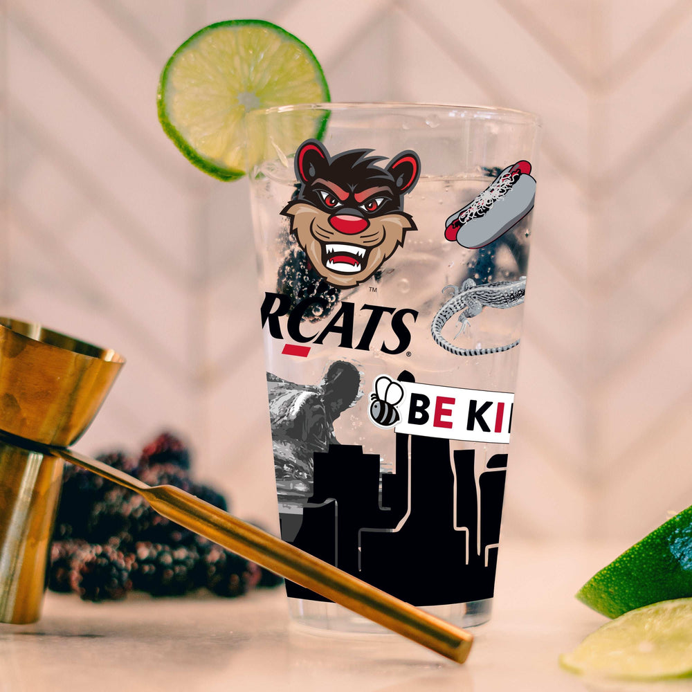 Cincinnati 16oz Native Pint Glass - Logo Brands - Flyclothing LLC