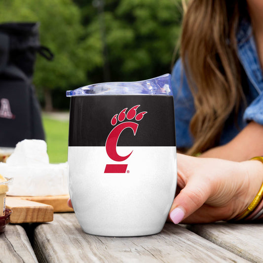 Cincinnati 16oz Colorblock Stainless Curved Beverage - Logo Brands - Flyclothing LLC