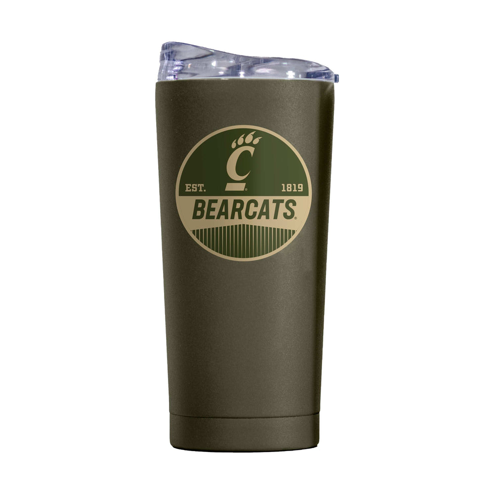 Cincinnati 20oz Badge Powder Coat Tumbler - Logo Brands - Flyclothing LLC