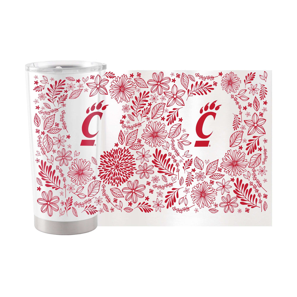 Cincinnati 20oz Botanical Stainless Steel Tumbler - Logo Brands - Flyclothing LLC