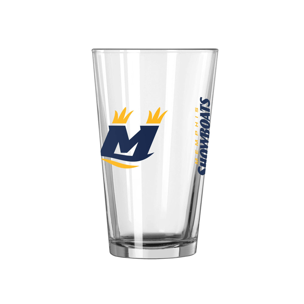 Memphis Showboats 16oz Gameday Pint Glass - Logo Brands - Flyclothing LLC