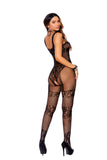 Elegant Moments Black Crochet Bodystocking 12118 - Elegant Moments - Flyclothing LLC