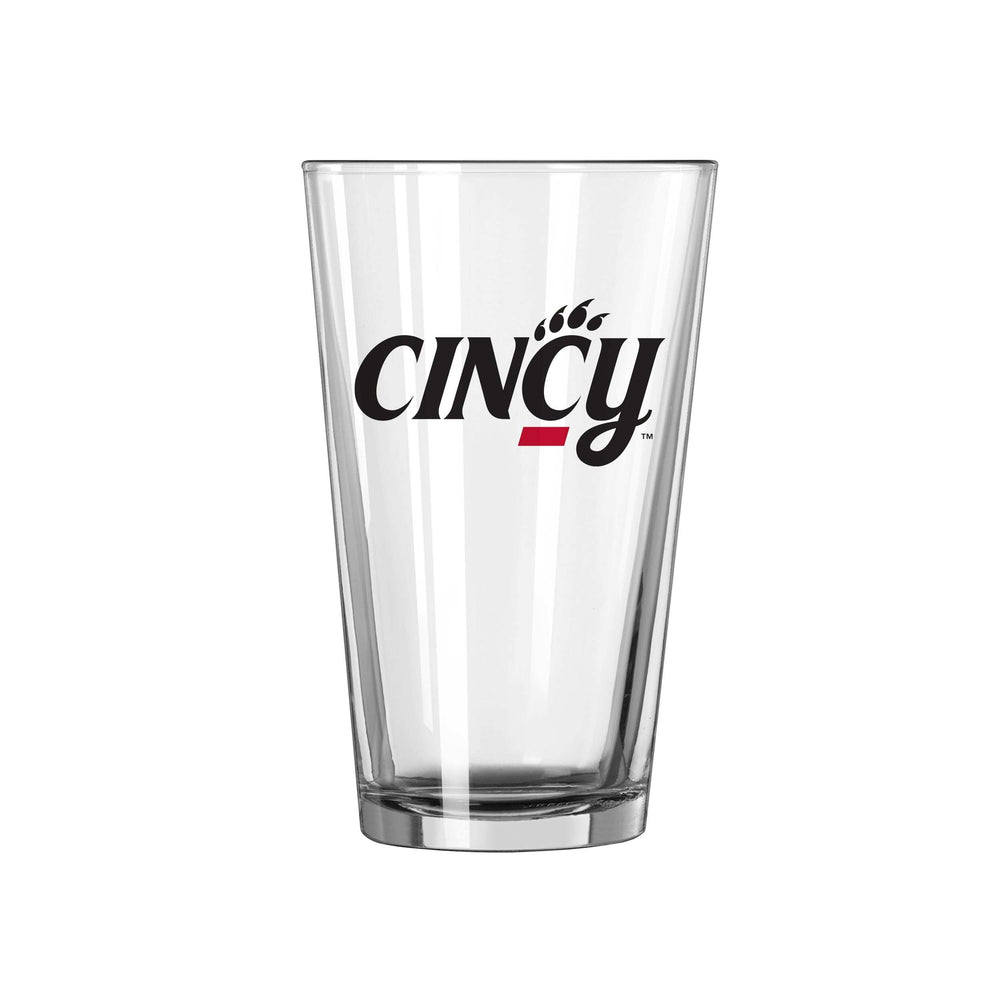 Cincinnati Stylized 16oz Gameday Pint Glass - Logo Brands - Flyclothing LLC