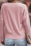 Lace Detail V-Neck Long Sleeve T-Shirt - Trendsi - Flyclothing LLC
