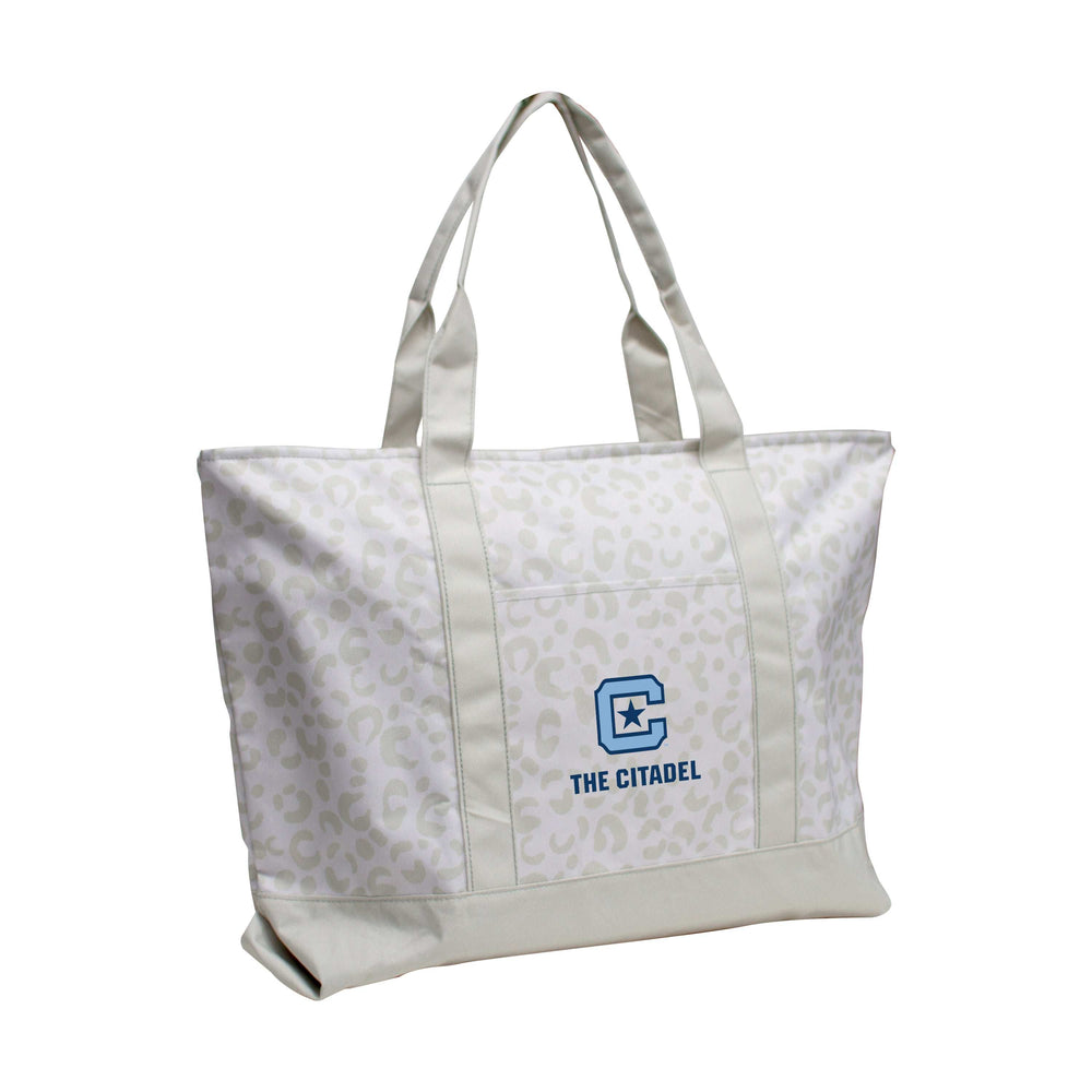 Citadel Leopard Pattern Tote - Logo Brands - Flyclothing LLC