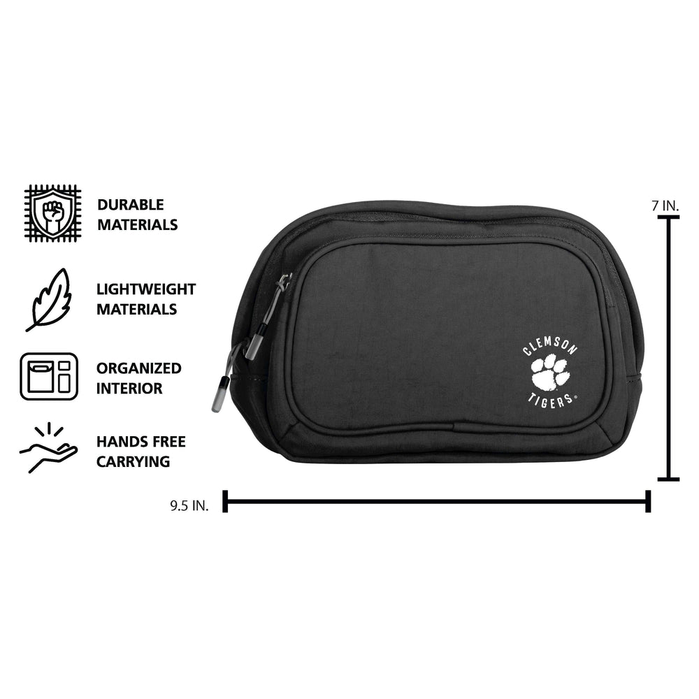 Clemson Black Everyday Belt Bag - Logo Brands - Flyclothing LLC