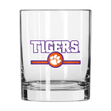Clemson 14oz Letterman Rocks Glass - Logo Brands - Flyclothing LLC