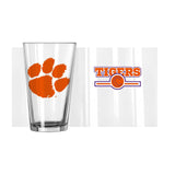 Clemson 16oz Letterman Pint Glass - Logo Brands - Flyclothing LLC