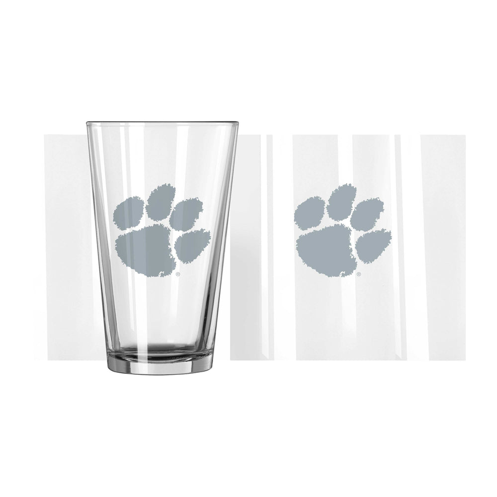 Clemson 16oz Frost Pint Glass - Logo Brands - Flyclothing LLC