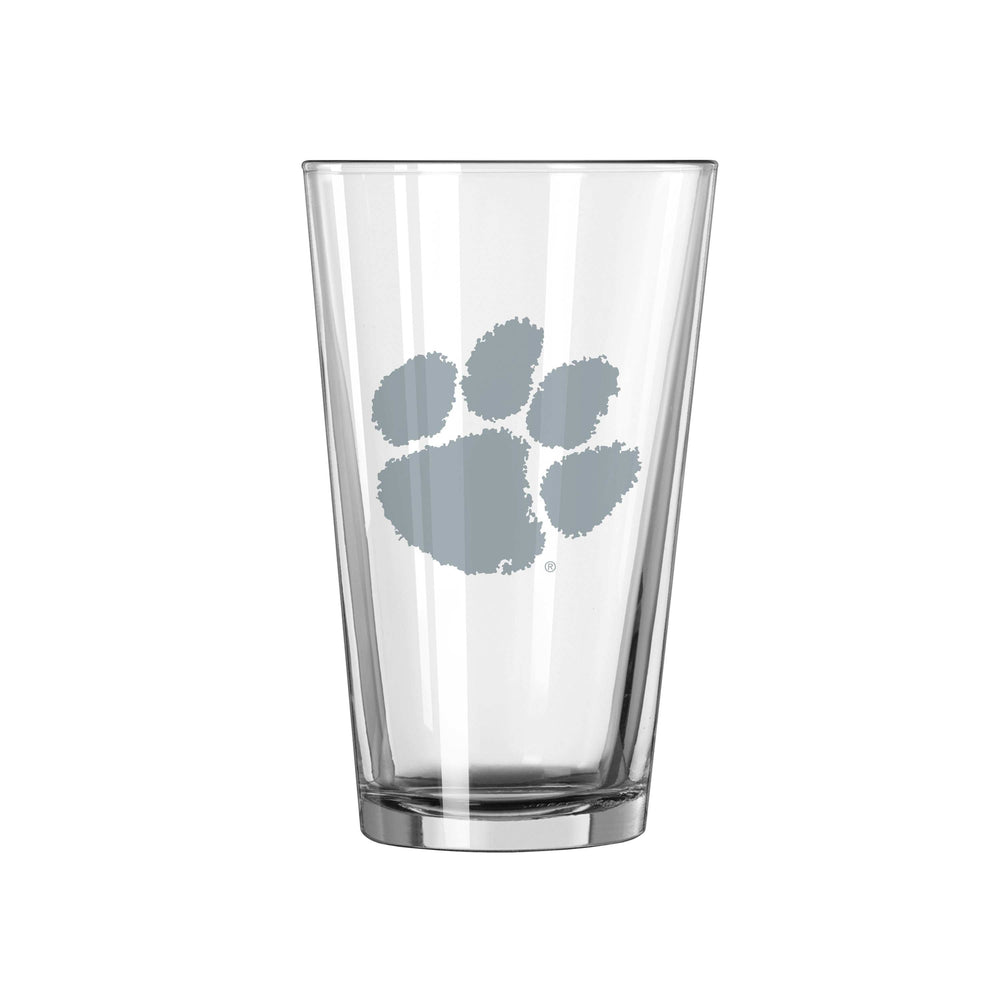 Clemson 16oz Frost Pint Glass - Logo Brands - Flyclothing LLC