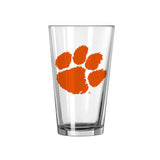Clemson 16oz Letterman Pint Glass - Logo Brands - Flyclothing LLC