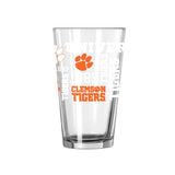 Clemson 16oz Spirit Pint Glass - Logo Brands - Flyclothing LLC