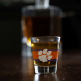 Clemson 2oz Stripe Shot Glass - Logo Brands - Flyclothing LLC