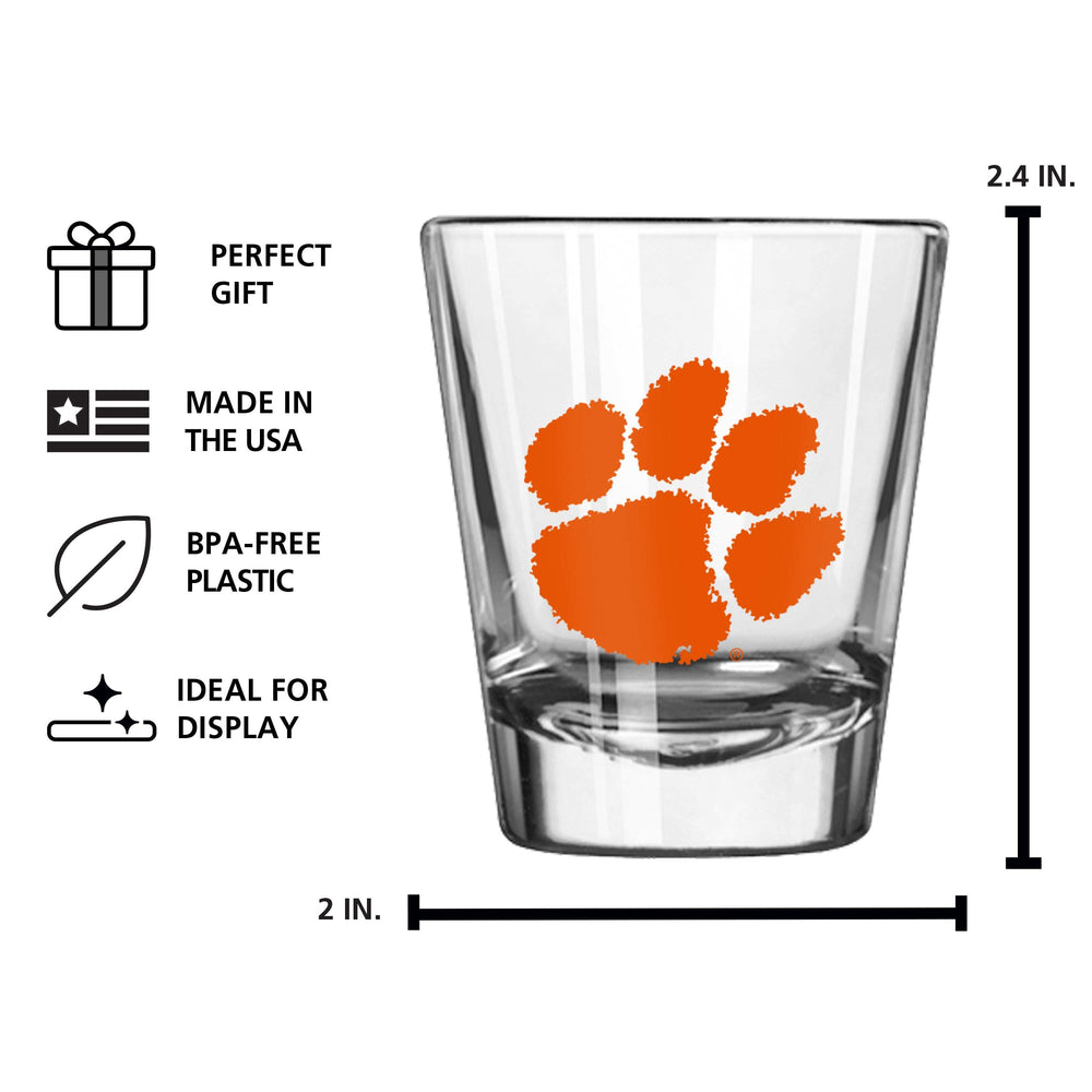 Clemson 2oz Gameday Shot Glass - Logo Brands - Flyclothing LLC