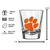 Clemson 2oz Gameday Shot Glass - Logo Brands - Flyclothing LLC
