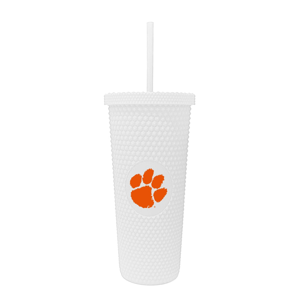 Clemson 24oz Studded Tumbler - Logo Brands - Flyclothing LLC