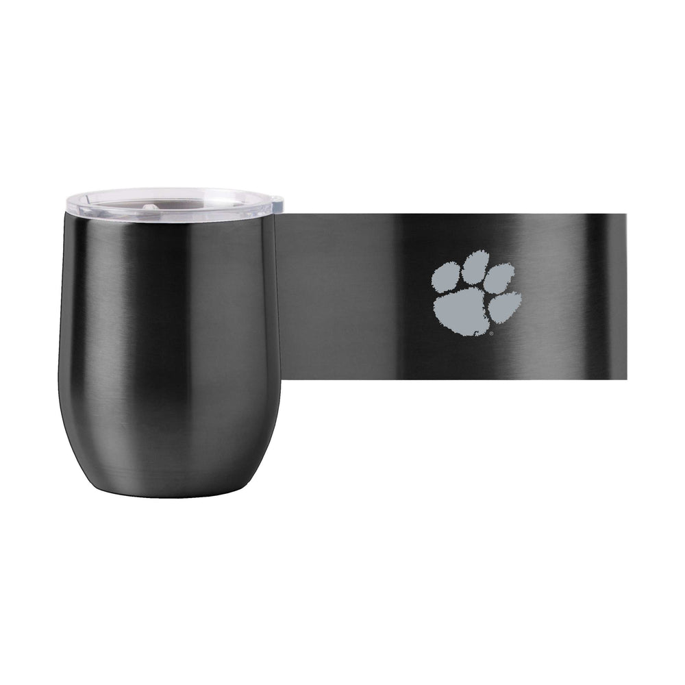 Clemson 16oz Stainless Curved Beverage - Logo Brands - Flyclothing LLC