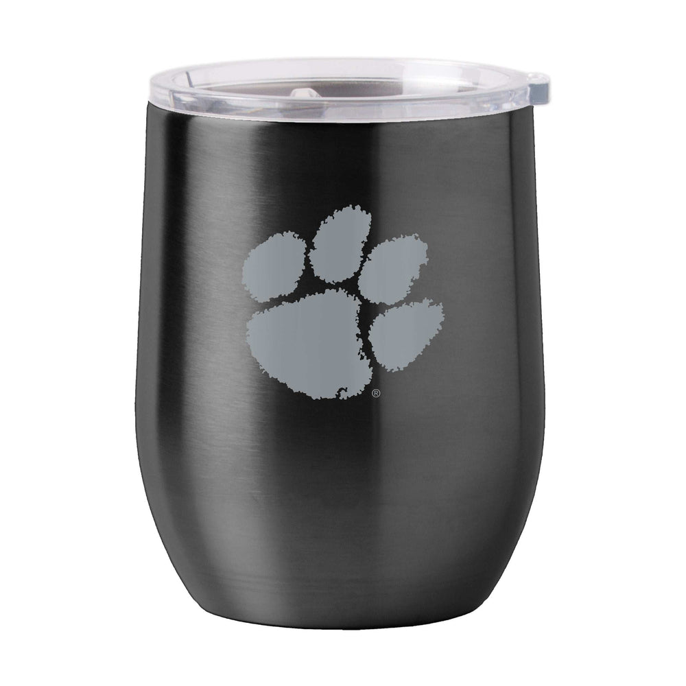 Clemson 16oz Stainless Curved Beverage - Logo Brands - Flyclothing LLC