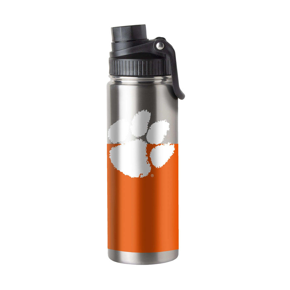 Clemson 21oz Colorblock Twist Top Water Bottle - Logo Brands - Flyclothing LLC
