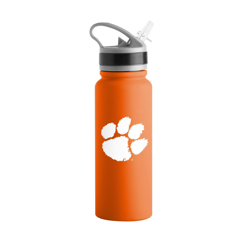 Clemson 25oz Campus Color Letterman Stainless Single Wall Flip Top Bottle - Logo Brands - Flyclothing LLC
