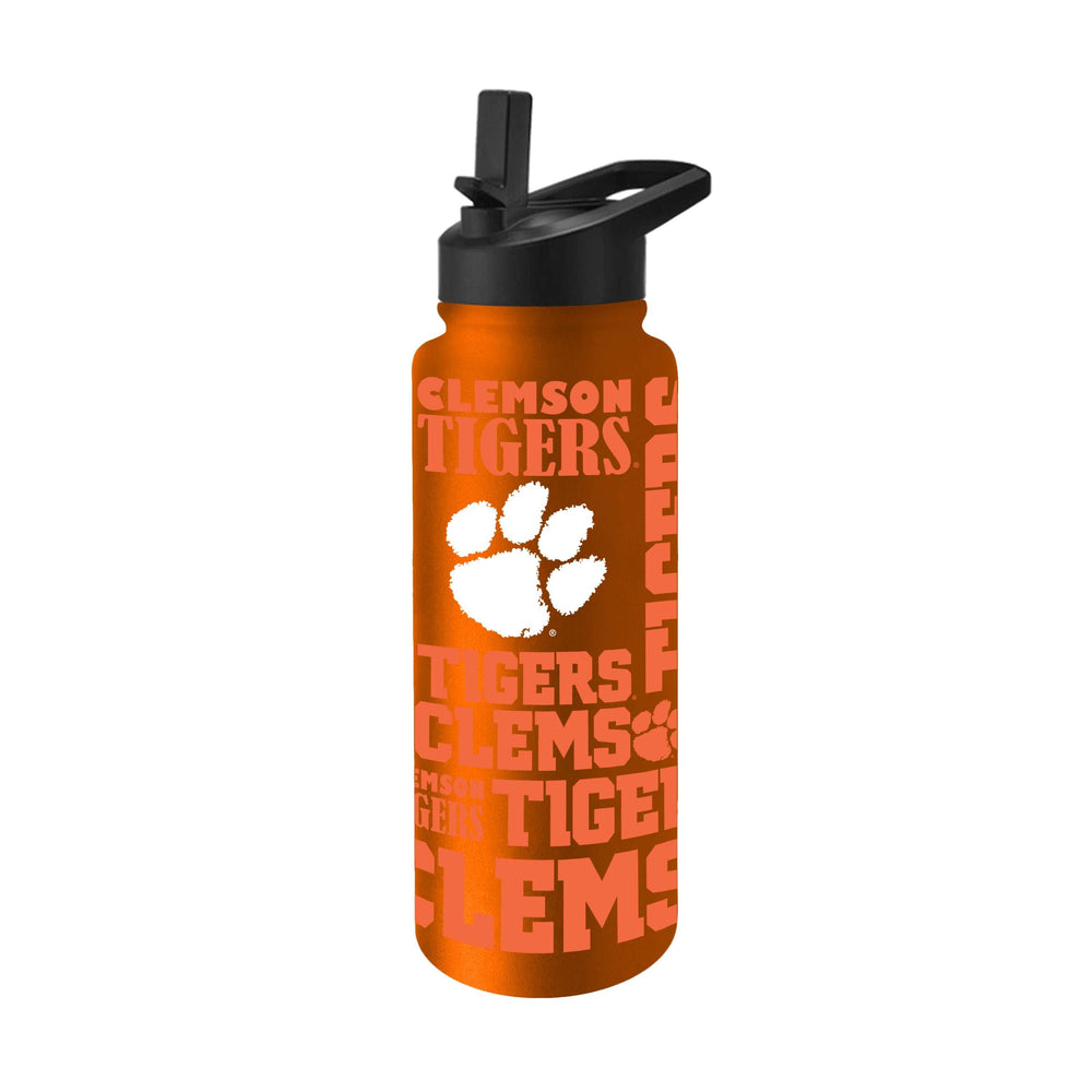Clemson 34oz Replay Quencher Bottle - Logo Brands - Flyclothing LLC
