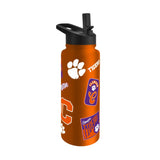 Clemson 34oz Dreamweave Quencher Bottle - Logo Brands - Flyclothing LLC