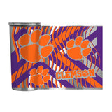 Clemson Flex 20oz Plastic Wall Stainless Tumbler - Logo Brands - Flyclothing LLC