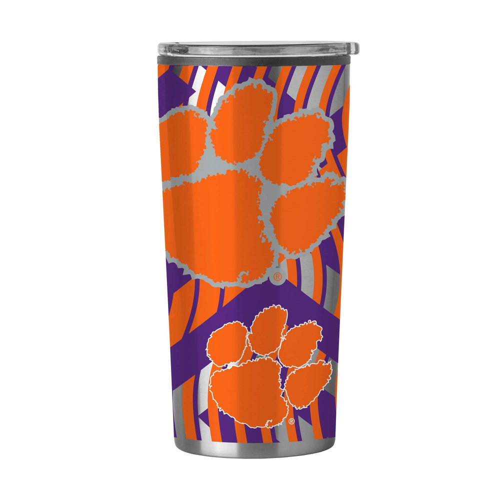 Clemson Flex 20oz Plastic Wall Stainless Tumbler - Logo Brands - Flyclothing LLC