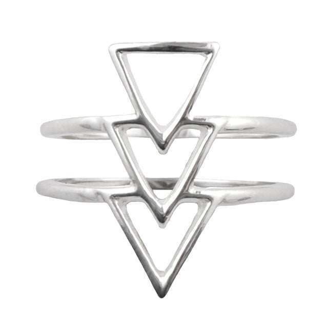 Go Triangle Sterling Silver Ring - Barse Jewelry - Flyclothing LLC