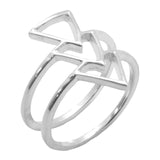 Go Triangle Sterling Silver Ring - Barse Jewelry - Flyclothing LLC