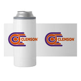 Clemson 12oz Whirl Slim Can Coolie - Logo Brands - Flyclothing LLC