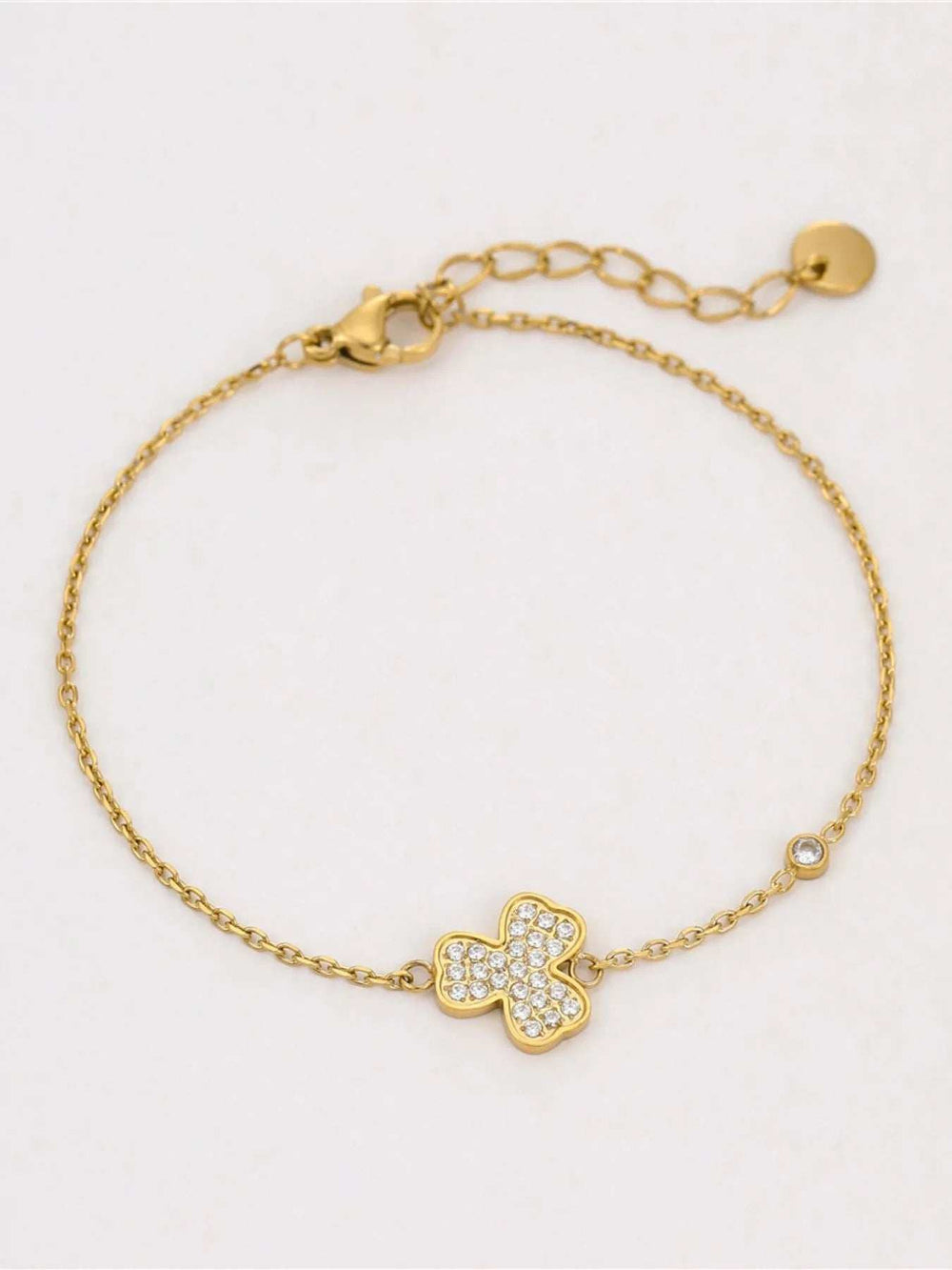 Stainless Steel Zircon Bracelet - Trendsi - Flyclothing LLC