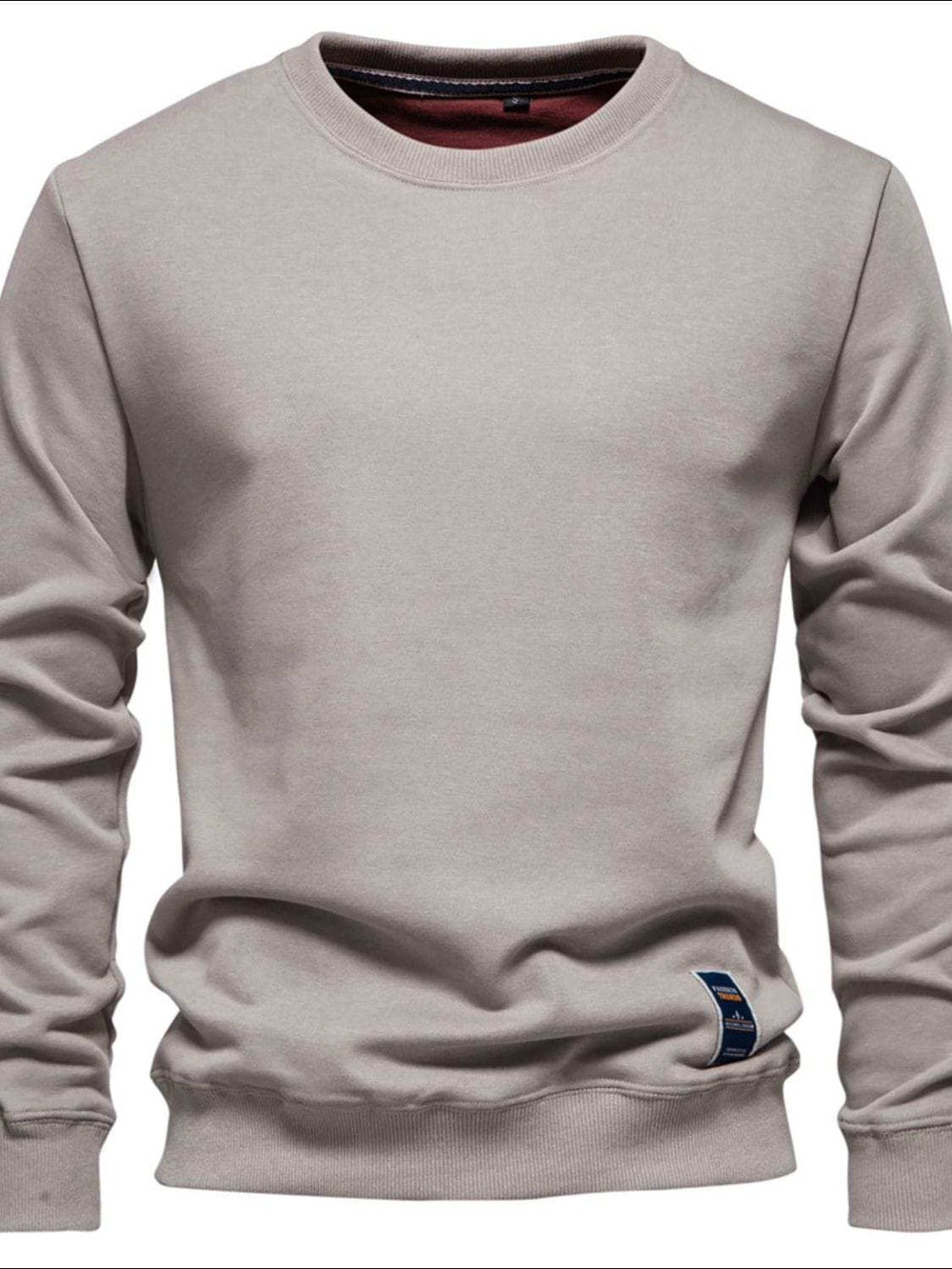 Men's Round Neck Long Sleeve Sweatshirt - Trendsi - Flyclothing LLC