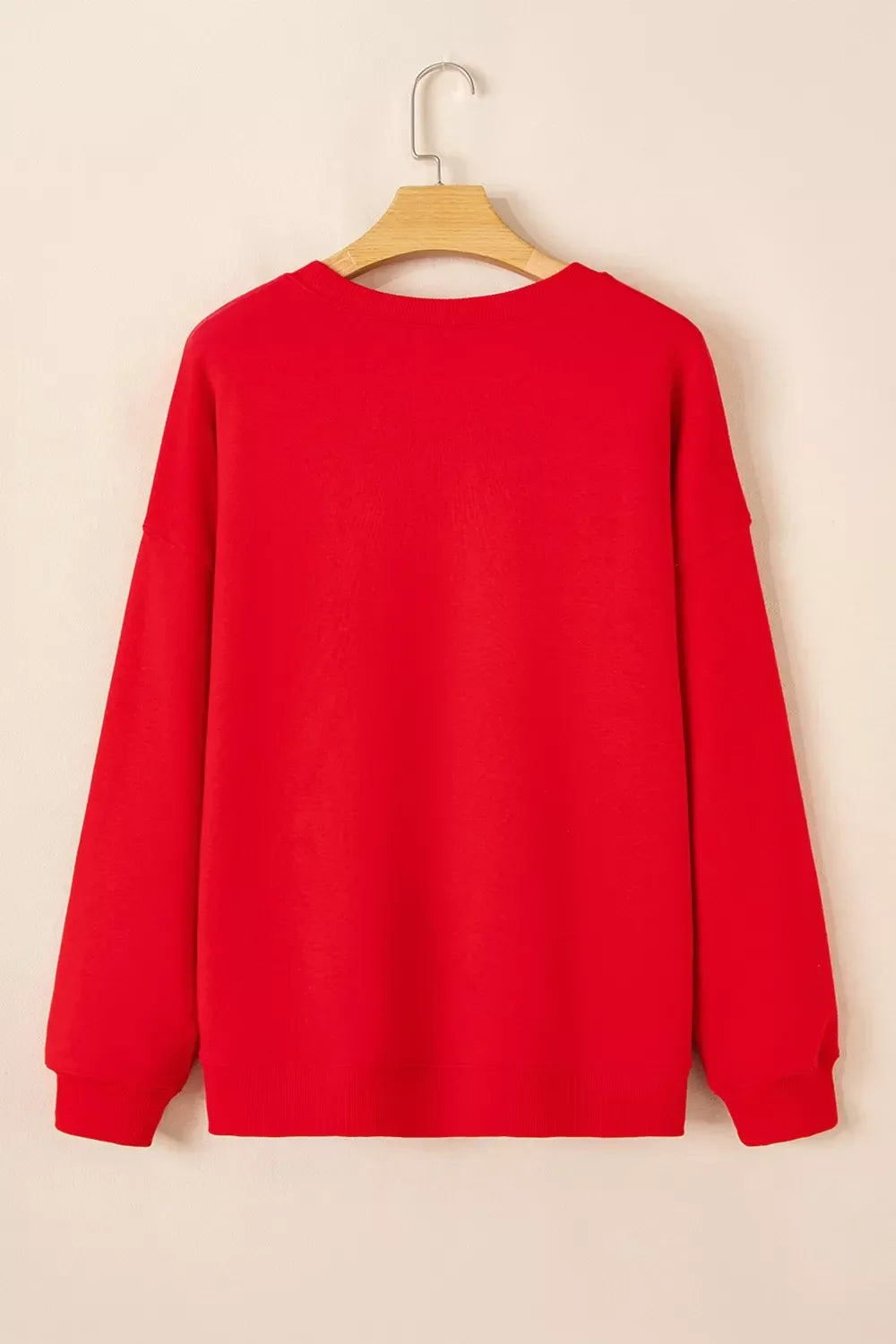 XOXO Valentines Heart Sketch Printed Pullover Sweatshirt - Trendsi - Flyclothing LLC