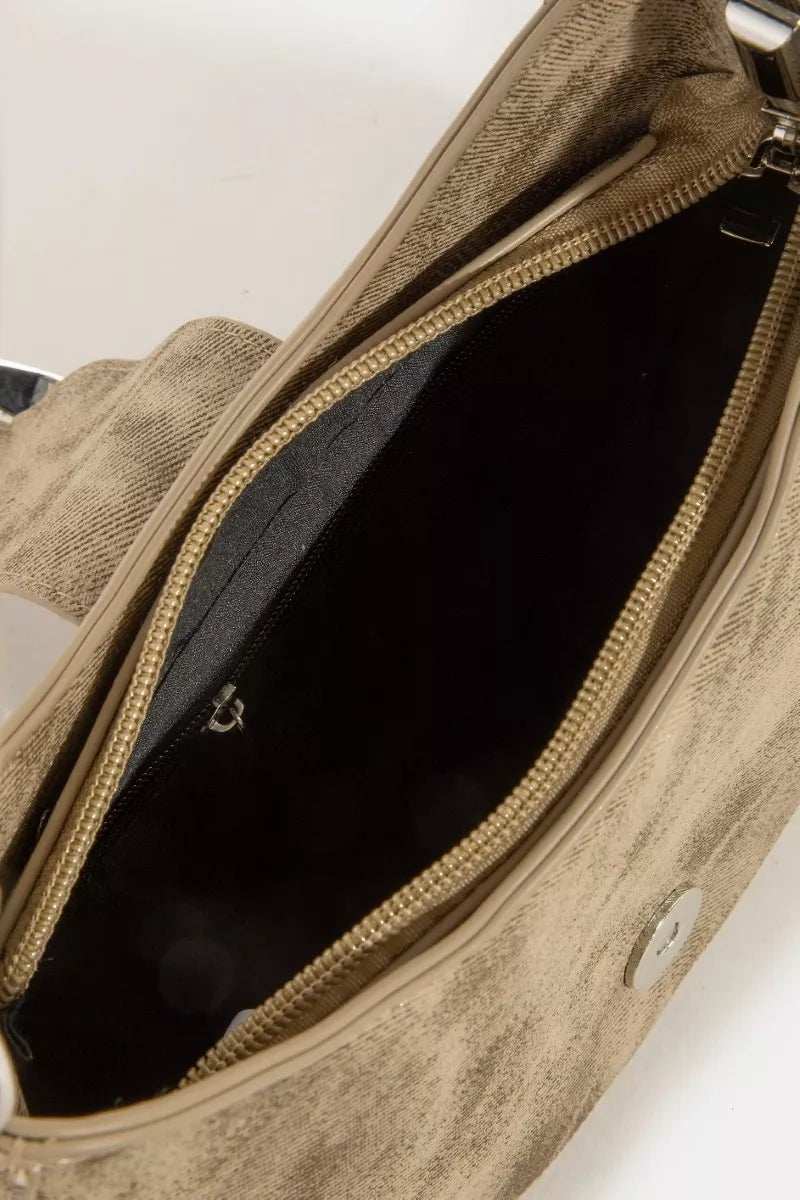 Fame Buckle Detail Hobo Shoulder Bag - Trendsi - Flyclothing LLC