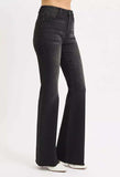 RISEN Full Size High Rise Flare Raw Cut Hem Jeans Plus Size - Trendsi - Flyclothing LLC