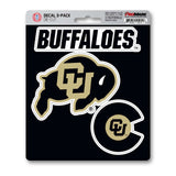 University of Colorado Decal 3-pk - Logo Brands - Flyclothing LLC